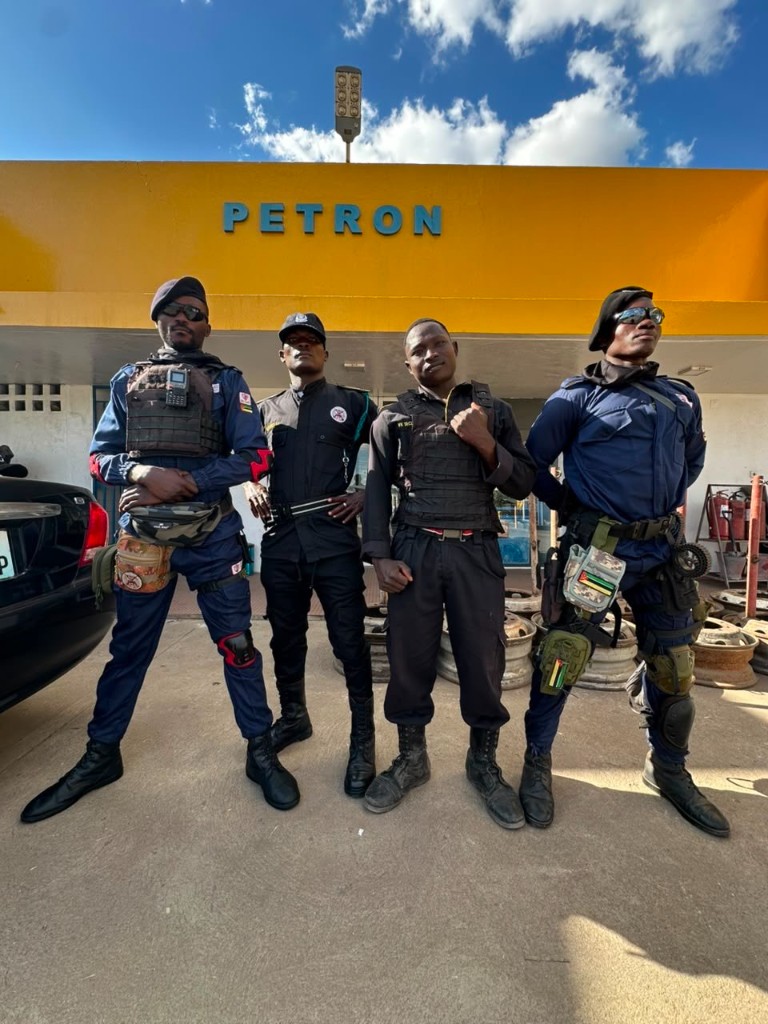 Equipa da PALO SECURITY em serviço